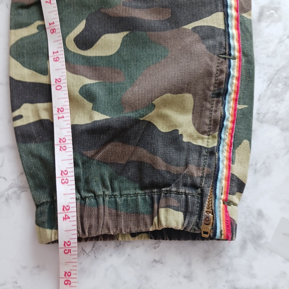 Sundry camouflage rainbow detail jogger jeans w zipper ankle size 30 NWT - Picture 5 of 14